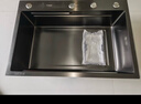 卡莎蒂5.0加厚水槽大單槽廚房水槽304不銹鋼洗菜盆一體盆壓紋集渣盆四孔 5.0加厚【75*46cm】4孔集渣-滿(mǎn)配 曬單實(shí)拍圖