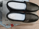 紅蜻蜓男鞋秋冬男士爸爸一腳蹬軟面皮商務(wù)休閑皮鞋男WTA42860 黑色40 曬單實(shí)拍圖