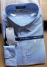 杉杉【DP免燙】長(cháng)袖襯衫男純棉條紋春秋商務(wù)正裝全棉 藍格 40 曬單實(shí)拍圖