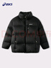 亞瑟士童裝25年冬季男女童短款泡芙面包服輕量蓬松舒適防水 黑色 85%絨子 170 充絨208.1g 曬單實(shí)拍圖