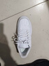 特步情侶男女板鞋小白鞋空軍一號冬季革面保暖運動(dòng)板鞋休閑鞋 曬單實(shí)拍圖