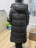 鴨鴨（YAYA）佟麗婭同款長(cháng)款羽絨服女過(guò)膝2025年冬季新款東北超厚韓版極寒外套 黑色 S 曬單實(shí)拍圖