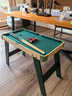 皇冠酷玩兒童臺球桌家用室內實(shí)木小型桌面迷你親子家庭桌球益智男孩3-6歲 【多層實(shí)木-75厘米】高腳 黑八臺球 曬單實(shí)拍圖