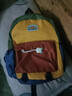 栢啟歆書包小書包幼兒園雙肩包兒童書包時尚百搭拼色幼兒男女童出游背包 拼色兒童書包【中號】 曬單實拍圖