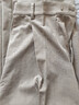無(wú)印良品（MUJI） 女式 不易起皺 抽褶 直筒褲 褲子女款秋冬款 長(cháng)褲 BE1QSA4A 淺米色 L (165/70A) 曬單實(shí)拍圖