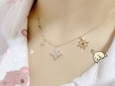 施華洛世奇女士時(shí)尚精致潮流浪漫星星項鏈 玫瑰金5494352 曬單實(shí)拍圖