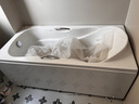 箭牌（ARROW）浴缸家用成人浴缸 亞克力按摩大浴缸小戶(hù)型方形日式坐式浴池 1.5m普通浴缸/不含進(jìn)水/左裙 曬單實(shí)拍圖