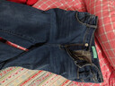 逸陽(yáng)（ESE-Y）微喇叭牛仔褲女九分2025年冬季新款加絨保暖顯瘦褲子 牛仔藍 29 曬單實(shí)拍圖