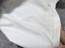 優(yōu)衣庫女裝柔滑彈力棉質(zhì)圓領(lǐng)T恤/長(cháng)袖基礎版型內搭新款480869 00 白色 M /160/84A 曬單實(shí)拍圖