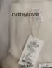 babylove嬰兒褲子春秋款彈力打底褲女寶寶休閑褲居家內穿百搭長(cháng)褲 米白 100 cm 曬單實(shí)拍圖