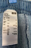 優(yōu)衣庫女裝棉質(zhì)牛仔舒適九分褲/水洗產(chǎn)品休閑百搭478995 473801 478995/67海藍色 L 曬單實(shí)拍圖