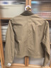 優(yōu)衣庫女裝休閑拉鏈短茄克/外套巴恩風(fēng)翻領(lǐng)時(shí)尚夾克 新款479208 32 深米色 M /160/84A 曬單實(shí)拍圖
