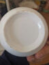 潔雅杰陶瓷碗家用米飯碗釉下彩5.5英寸飯碗小碗面碗餐具套裝6只裝純白 曬單實(shí)拍圖