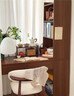 林之語(yǔ)實(shí)木書(shū)桌書(shū)柜一體靠墻小戶(hù)型桌子工作臺臥室床邊桌床頭家用電腦桌 小戶(hù)型優(yōu)選【甄選實(shí)木板芯】胡桃色120cm 曬單實(shí)拍圖