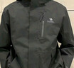 駱駝（CAMEL）三防沖鋒衣戶(hù)外登山服防風(fēng)防水防污三合一運動(dòng)外套 AD12263514X抓絨內膽幻影黑男女 L 曬單實(shí)拍圖