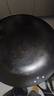金存章丘炒鍋鐵鍋無(wú)涂層家用炒菜鍋圓底不易粘老式鍛打熟鐵鍋已開(kāi)鍋 曬單實(shí)拍圖