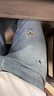 UR2025秋季新款男裝丹寧回潮趣味刺繡牛仔長(cháng)褲UUV850026 灰藍 31 曬單實(shí)拍圖