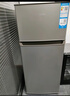 海爾（Haier）冰箱小型二門(mén)辦公室迷你小冰箱節能直冷家用租房家電冷藏冷凍超薄雙開(kāi)門(mén)省電小型冰箱 118升、360°立體制冷、低溫補償 曬單實(shí)拍圖