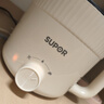 蘇泊爾（SUPOR）電煮鍋 電熱鍋 宿舍小電鍋 電蒸鍋學(xué)生寢室一體泡面小火鍋 1.7L多功能鍋 H17YK489A配蒸籠 曬單實(shí)拍圖