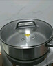 美的（Midea）0涂層電火鍋不銹鋼超薄速沸火鍋專(zhuān)用鍋分體可拆電熱鍋多功能鍋6.5L電煮鍋多用途鍋HGS30G1 曬單實(shí)拍圖