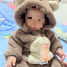 迷你巴拉（minibala）【抗靜電】嬰兒衣服寶寶保暖珊瑚絨萌趣造型連體衣爬服 曬單實(shí)拍圖