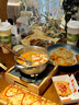 希樂扣Cilock高硼硅耐熱玻璃飯盒上班族帶飯可微波爐便當(dāng)盒保鮮盒 琥珀三隔+包 曬單實拍圖