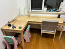 花王實(shí)木轉角書(shū)桌家用辦公桌拐角L型學(xué)習桌北歐電腦桌 7100#1.8米單桌 曬單實(shí)拍圖