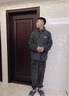 Charm Kendo男士睡衣秋冬季珊瑚絨加絨加厚保暖套裝男款柔軟寬松可出門(mén)家居服 深空灰 送男友送老公 XL（140-160斤） 曬單實(shí)拍圖