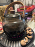 GLASSLOCK蓋朗仿真碳火圍爐煮茶器套裝全玻璃0膠水養生花茶壺恒溫煮茶器電陶爐不挑器具取暖器節日禮物 曬單實(shí)拍圖