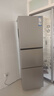 海爾（Haier）251升風(fēng)冷無霜三開門多門家用小冰箱小型海爾255升級款租房辦公室BCD-251WGHC3E7WV(銀) 曬單實拍圖