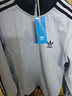 ADIDAS TECHFIT阿迪達斯三葉草運動(dòng)衛衣男女同款立領(lǐng)刺繡三條杠潮牌休閑夾克外套 藍色 S 建議80-100斤 曬單實(shí)拍圖