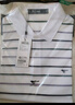 七匹狼短袖T恤男士夏季冰爽絲光棉POLO打底衫商務(wù)休閑條紋上衣服飾男裝 曬單實(shí)拍圖