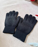 李寧（LI-NING）手套冬季男士保暖針織毛線(xiàn)騎行手套2025新款秋冬觸屏防滑加絨手套 曬單實(shí)拍圖
