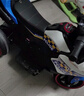 貝趣兒童電動(dòng)車(chē)摩托車(chē)1-3-6歲寶寶三輪車(chē)小孩玩具車(chē)可坐人遙控電瓶車(chē) 超大警車(chē)藍【遙控雙驅+藍牙+皮座 1-7歲生日周歲六一兒童節禮物 曬單實(shí)拍圖