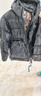 高梵黑金鵝絨服女王5.0五格2025新款女士泡芙加厚冬季羽絨服 黑色 M 曬單實(shí)拍圖