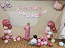 仕彩生日派對氣球裝飾定制背景墻兒童女寶寶周歲宴儀式感場(chǎng)景布置仙女 曬單實(shí)拍圖