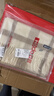紅豆（Hodo）100%純羊毛女士圍巾格子保暖防寒披肩送女生圍脖生日禮物禮盒裝 曬單實拍圖