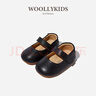 小羊沃利woollykids真皮寶寶學(xué)步鞋女童鞋子嬰兒童春季新款公主鞋 黑莓黑 23 碼 內長(cháng)15.0cm適合腳長(cháng)14.4-14.8cm 曬單實(shí)拍圖