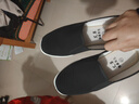 3520老北京布鞋防滑耐磨透氣工作鞋一腳蹬休閑開(kāi)車(chē)鞋 黑底 41 曬單實(shí)拍圖