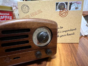 貓王收音機貓王音響 貓王小王子無(wú)線(xiàn)便攜式藍牙音箱復古迷你小音響家用原木質(zhì)收音機情人節禮物 胡桃木 曬單實(shí)拍圖