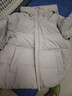 坦博爾羽絨服女短款連帽百搭秋冬小個(gè)子女士外套330332D 玫瑰灰 160  曬單實(shí)拍圖