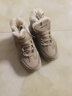 鴻星品尓克踩屎感加絨高幫老爹鞋女2025冬季百搭運動(dòng)休閑鞋子加厚大棉鞋 奶茶色CK819-5加絨 37 曬單實(shí)拍圖
