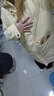 艾珠兒（Aizhuer）羽絨棉服女冬季韓系中長(cháng)款毛領(lǐng)大衣外套女寬松加厚保暖棉衣棉襖潮 鵝黃色 M（建議105-120斤） 曬單實(shí)拍圖