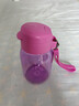 特百惠（Tupperware）嘟嘟企鵝350ML塑料杯夏季兒童可愛(ài)水杯子男女學(xué)生帶提繩 萌萌粉 曬單實(shí)拍圖