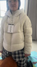 坦博爾泡芙連帽羽絨服女短款韓版面包服小個(gè)子秋冬外套TBF530360D 知春米 M (165)（建議體重120斤-130斤） 曬單實(shí)拍圖