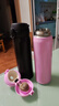 膳魔師（THERMOS）保溫杯500ml男女士?jì)和訉W(xué)生生日禮物JNL-502黑色 曬單實(shí)拍圖