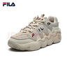 FILA斐樂(lè )官方新款男子籃球鞋復古透氣夏季休閑鞋 燕麥色/黃水泥-OC 41 曬單實(shí)拍圖