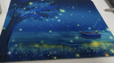 聚盈豐 鼠標墊小號辦公家用便攜防滑可水洗個(gè)性游戲鼠標墊 26*21cm 星空之海 小號 曬單實(shí)拍圖
