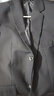 啄木鳥(niǎo)西服套裝男士西裝外套正裝上班黑色男工作服商務(wù)小西服 兩?？酆谏鞣締渭?2XL 【推薦130-145斤】 曬單實(shí)拍圖
