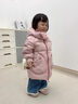 G.DUCKKIDS小黃鴨童裝女童羽絨服2024新款洋氣冬季女寶寶加厚中長(cháng)款兒童冬裝 米白 100 建議2~3歲【 90-100cm】cm 曬單實(shí)拍圖